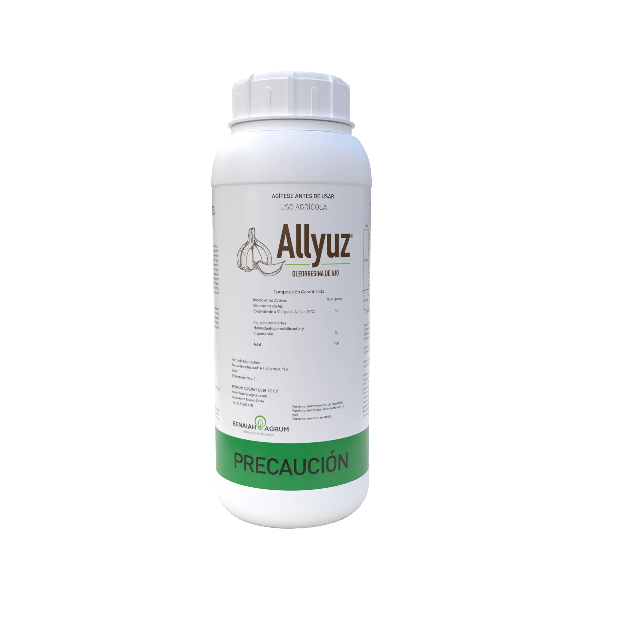 Allyuz - Insecticida orgánico de aceite de ajo