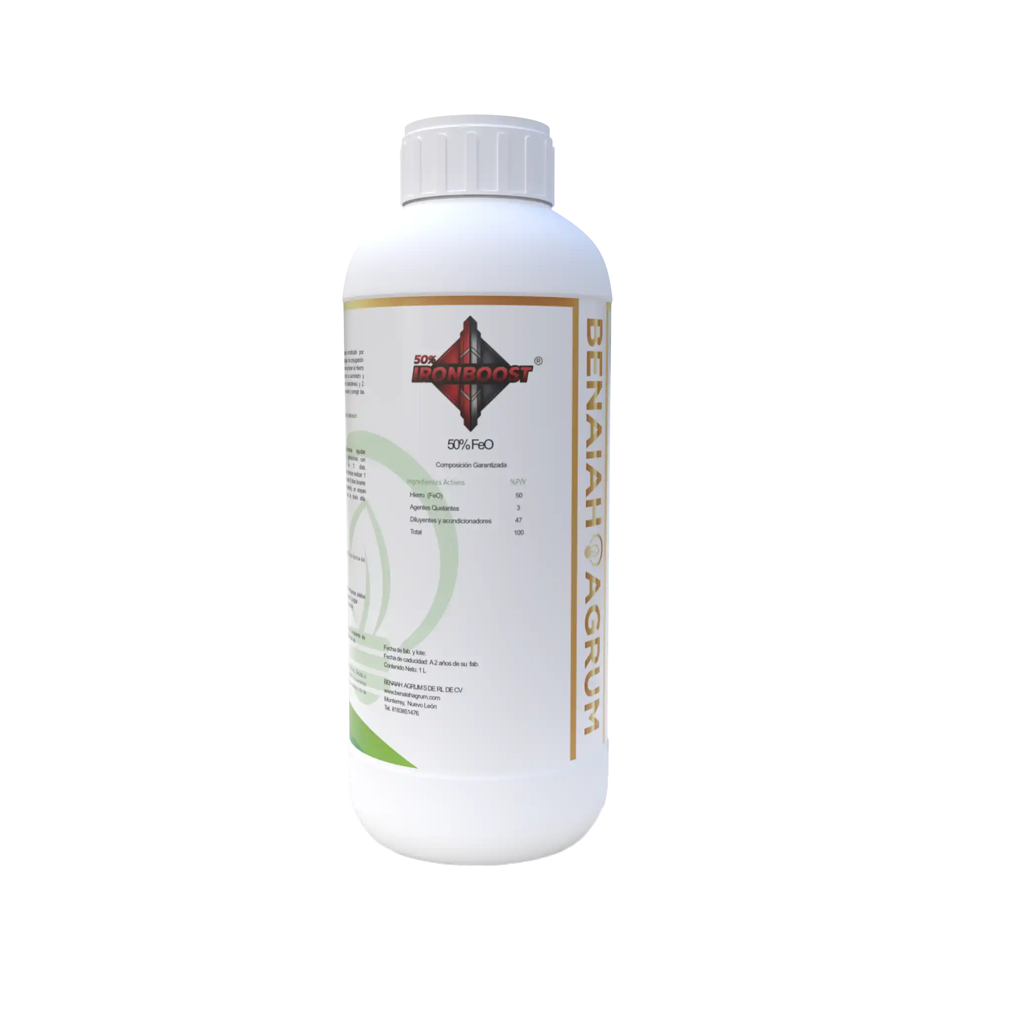 IRONBOOST - Fertilizante de Hierro Quelatado al 50%