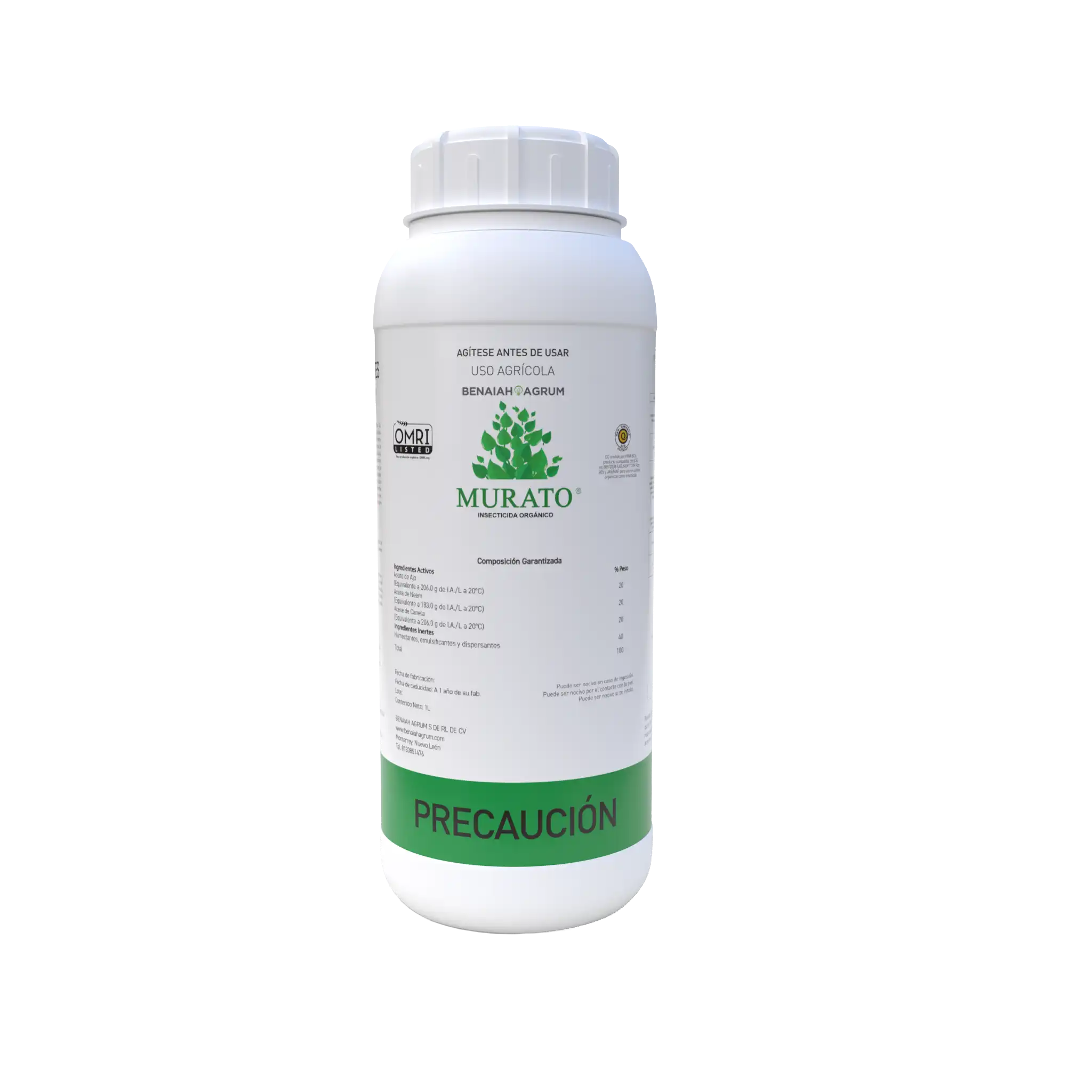 Murato - Insecticida orgánico de amplio espectro y Knock down en minutos.